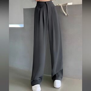 Flowy High-Waisted Palazzo Wide-Leg Pants